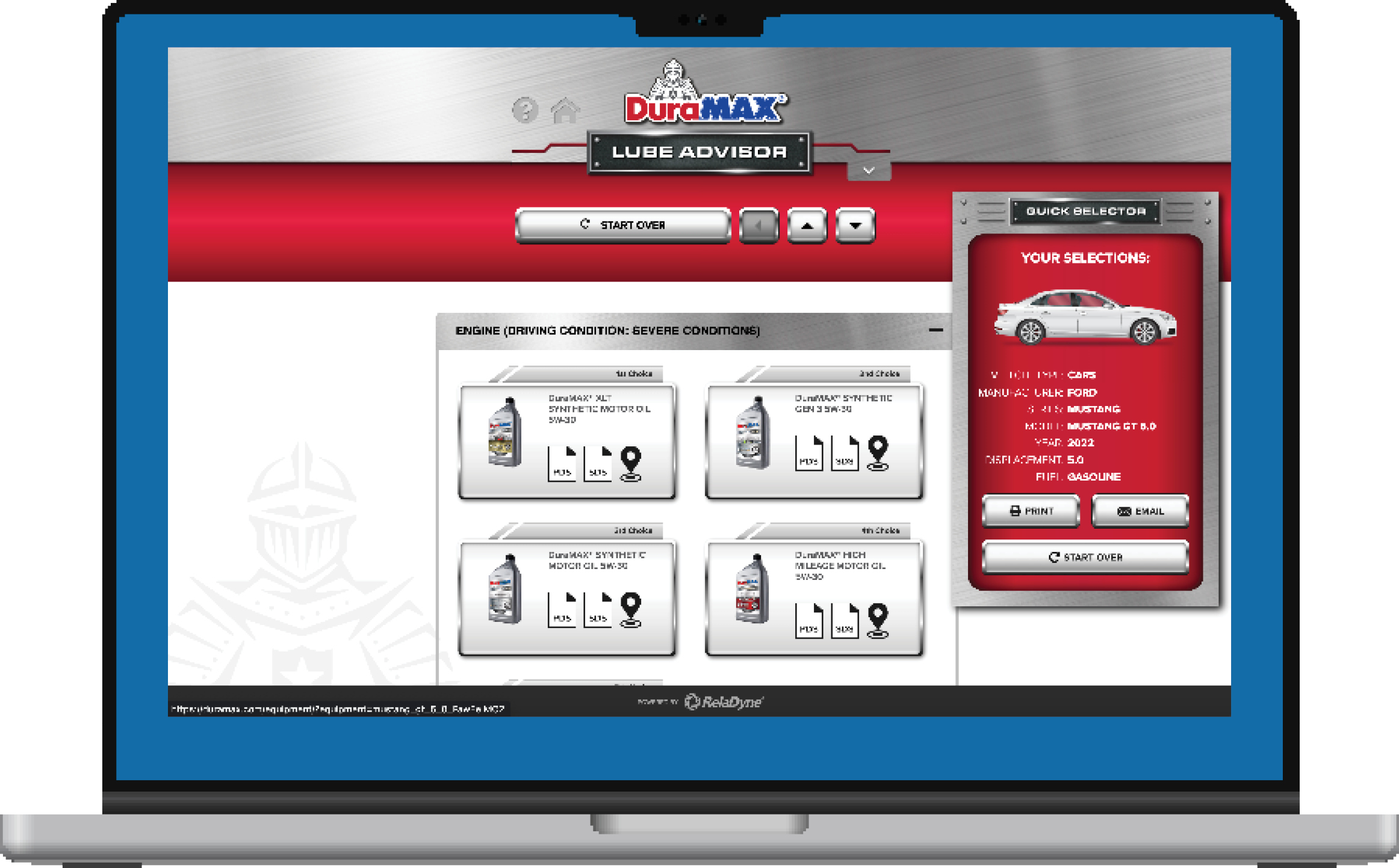 LA computer 4 Lube Advisor